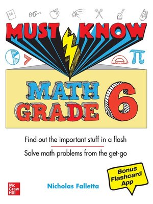 cover image of Must Know Math Grade 6